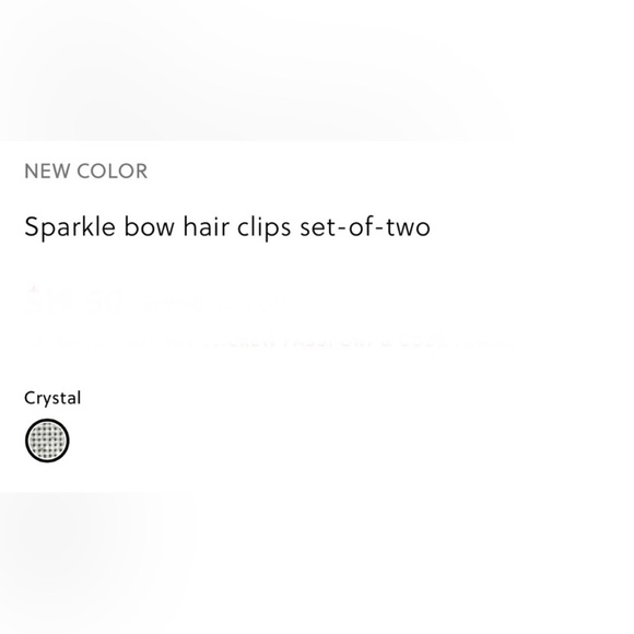 J.crew sparke bow hair clip set - of - two main image 6